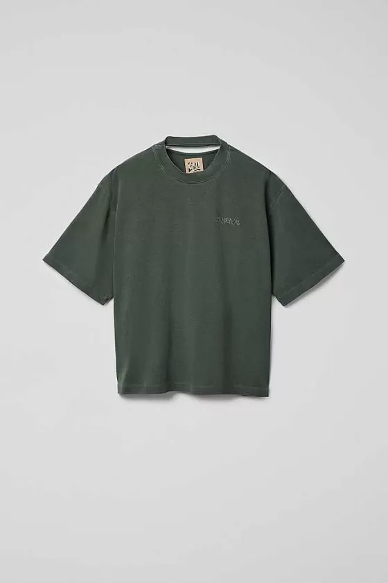 Green Cotton T-Shirt*Camper Outlet