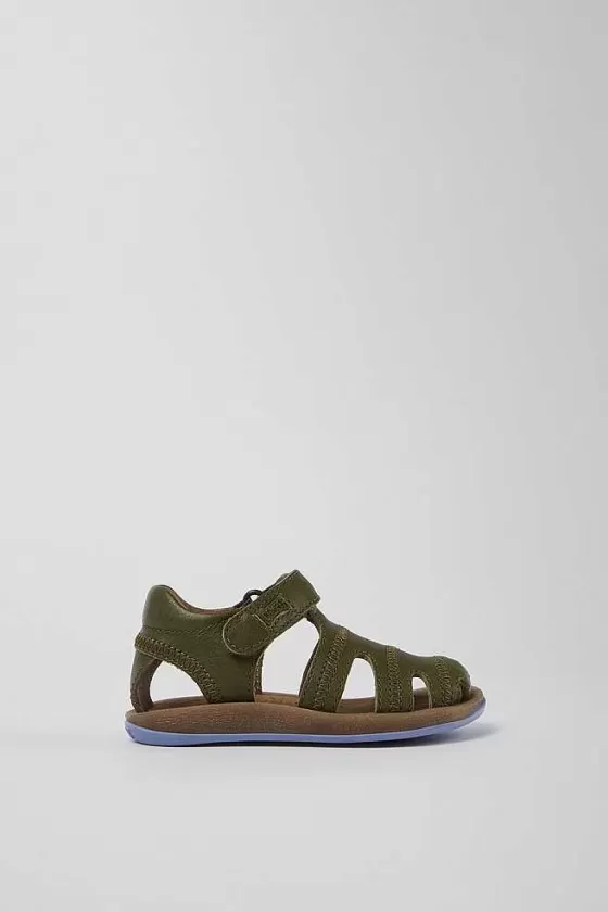 Green Leather Sandal*Camper Hot