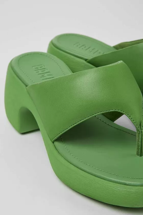 Green Leather Sandal For Women*Camper Cheap