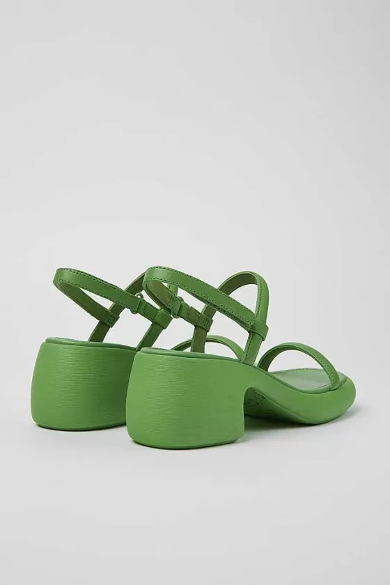 Green Leather Sandal For Women*Camper Best