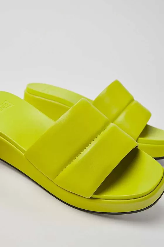 Green Leather Sandals For Women*Camper Best