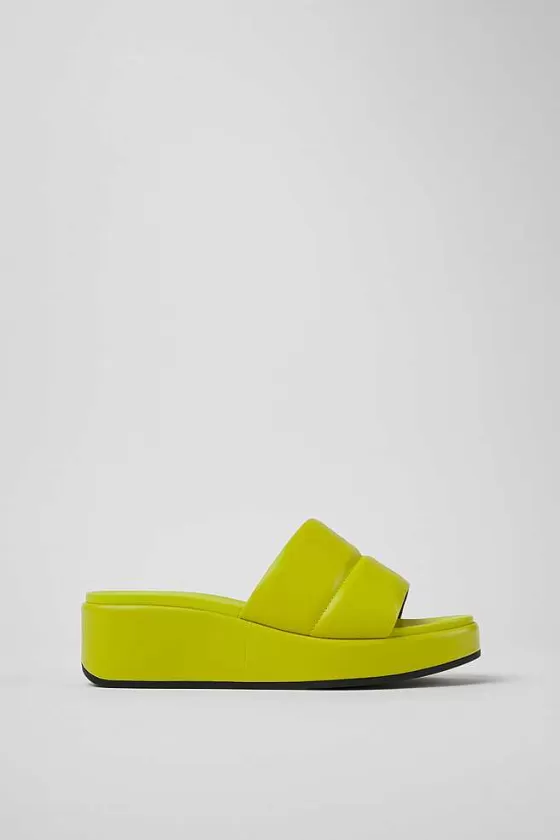 Green Leather Sandals For Women*Camper Best