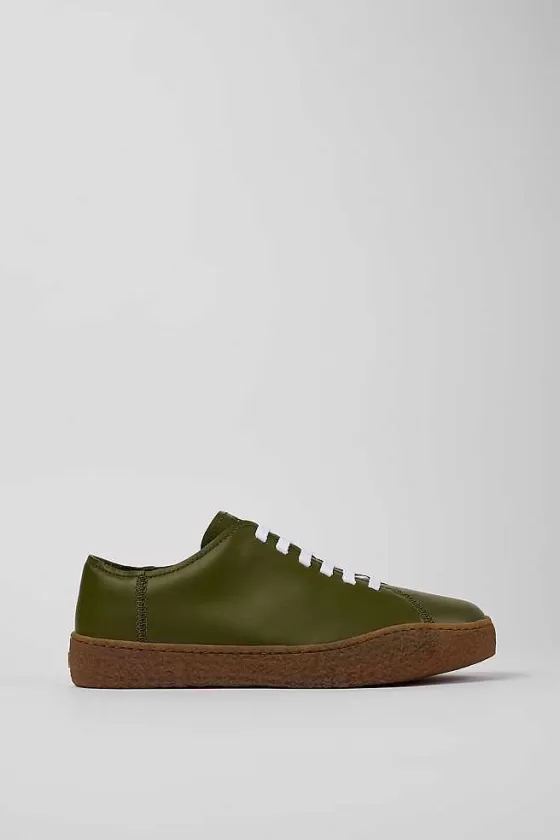 Green Leather Sneaker For Men*Camper Hot