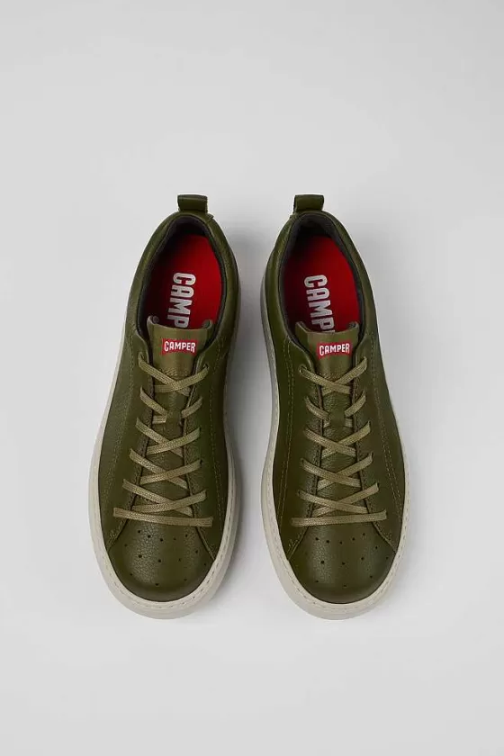 Green Leather Sneaker For Men*Camper Flash Sale