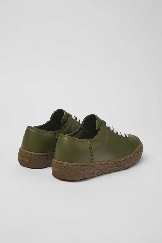 Green Leather Sneaker For Women*Camper Clearance