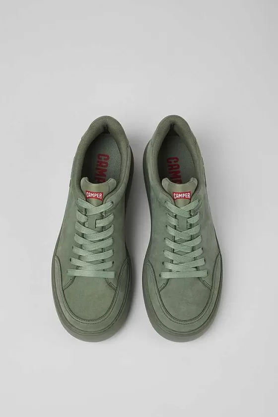 Green Nubuck Sneakers For Men*Camper Fashion