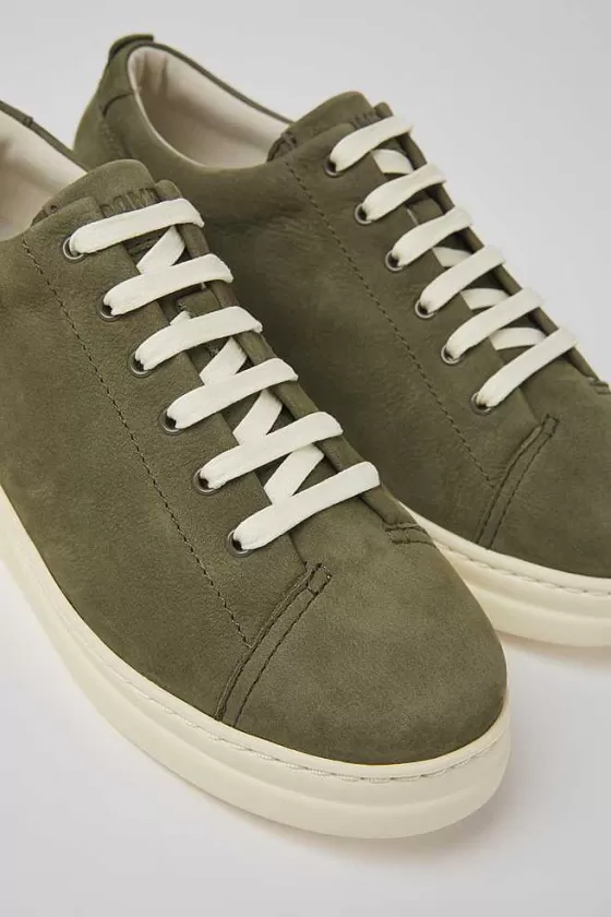 Green Nubuck Sneakers For Women*Camper Cheap