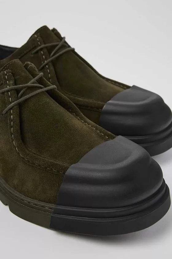 Green Nubuck Wallabee For Men*Camper Best