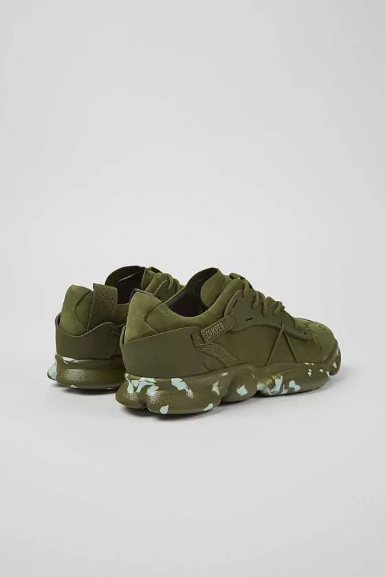 Green Nubuck/Textile Sneaker For Men*Camper Best