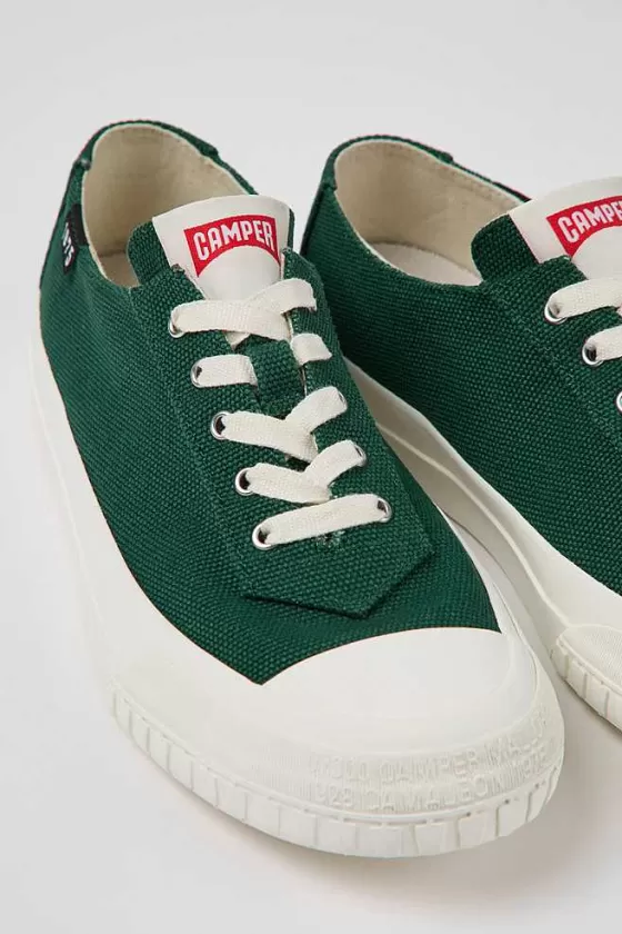 Green Recycled Cotton Sneakers For Women*Camper Sale