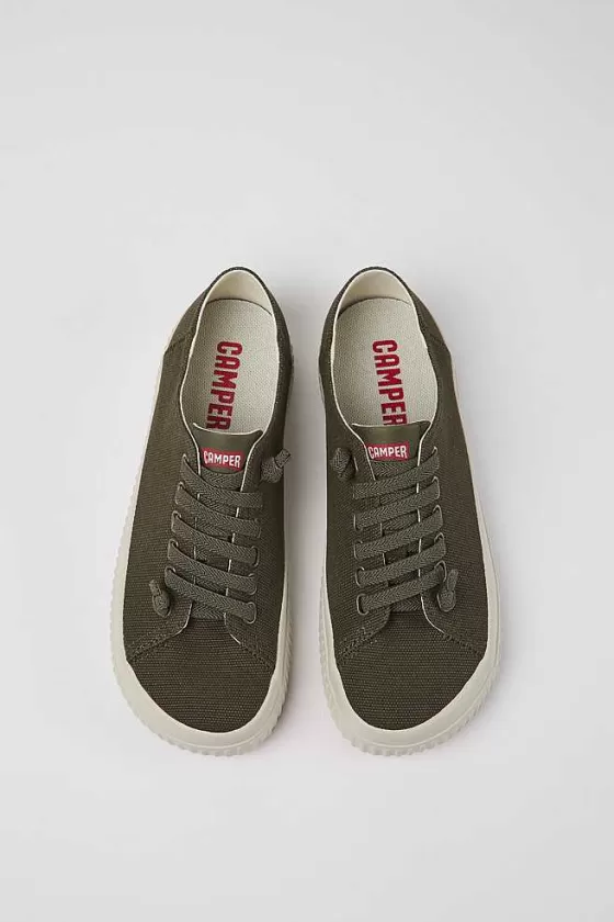 Green Recycled Cotton Sneakers For Women*Camper Shop