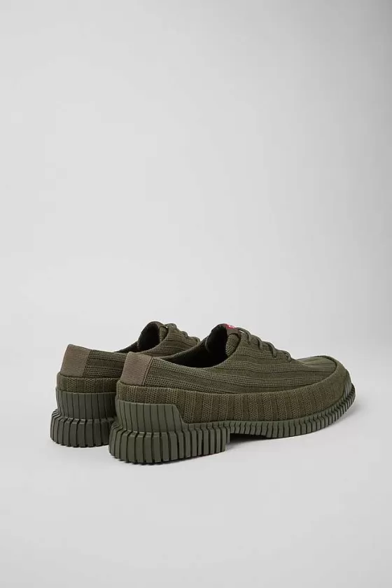 Green Tencel Lyocell Shoes For Men*Camper Discount