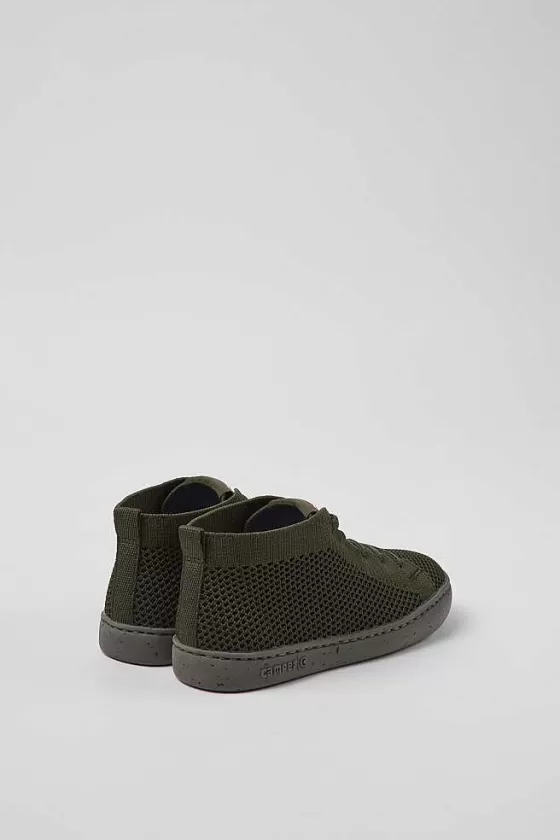 Green Textile Ankle Boots For Kids*Camper Flash Sale