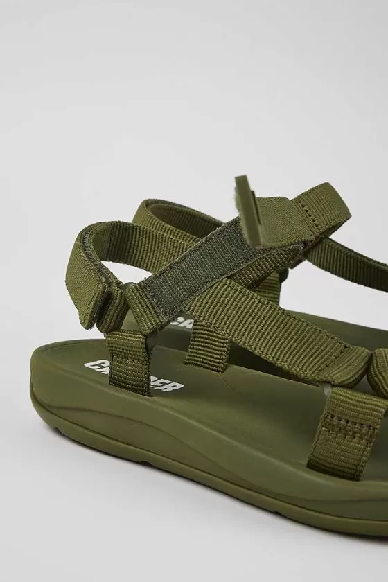 Green Textile Sandal For Women*Camper Shop