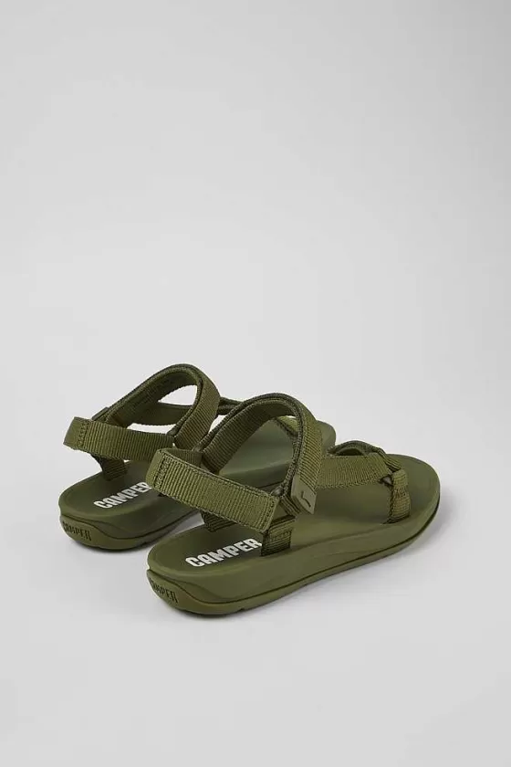 Green Textile Sandal For Women*Camper Shop