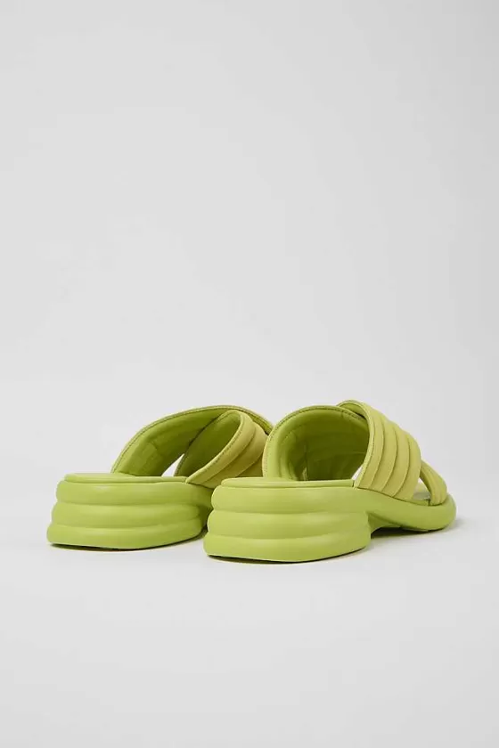 Green Textile Sandals For Women*Camper New