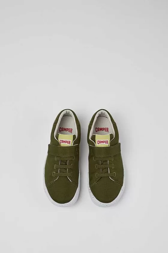 Green Textile Slip-On*Camper Cheap