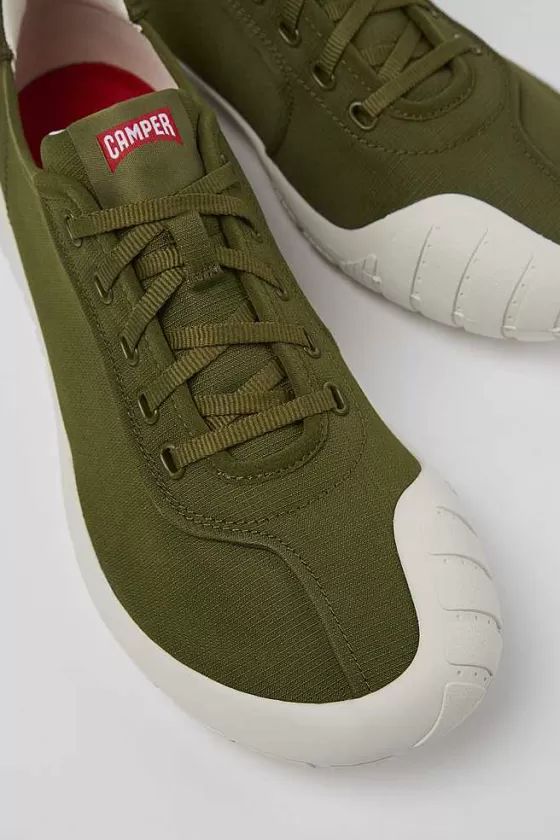 Green Textile Sneaker For Men*Camper Cheap