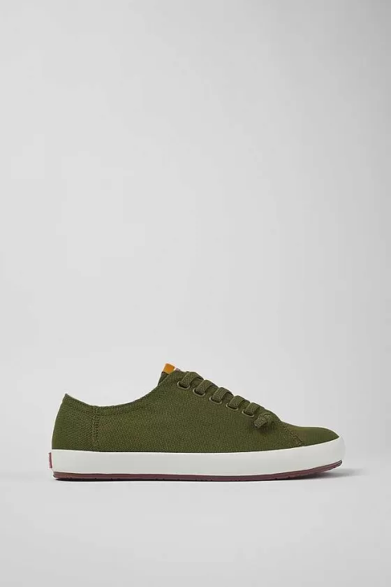 Green Textile Sneaker For Men*Camper Shop