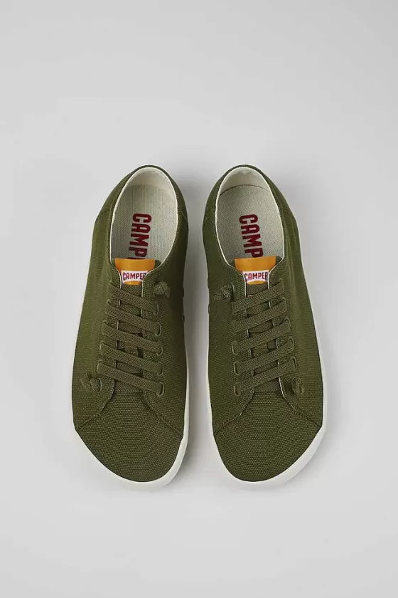 Green Textile Sneaker For Men*Camper Shop