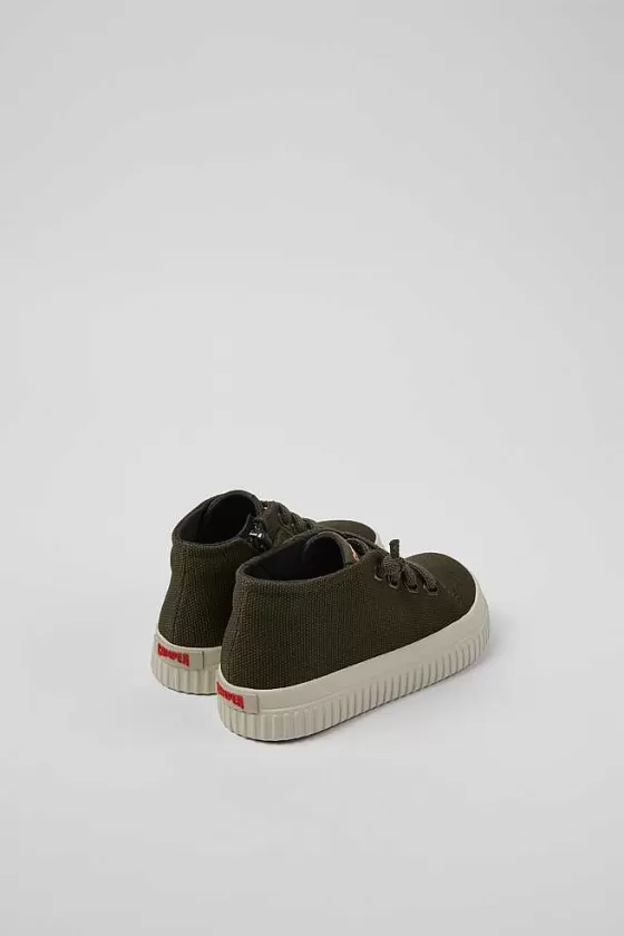 Green Textile Sneakers For Kids*Camper Shop