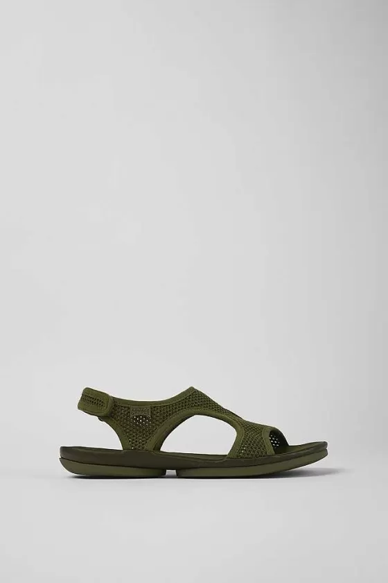 Green Textile/Leather Sandal For Women*Camper Online