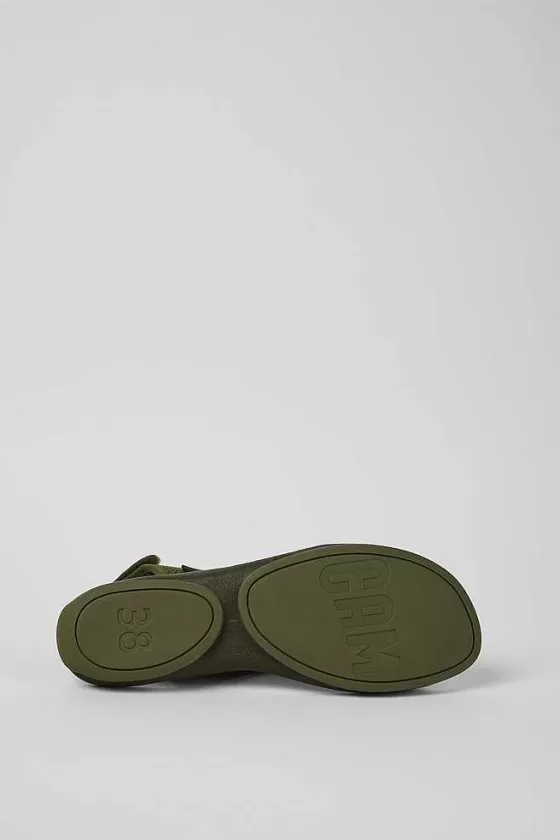 Green Textile/Leather Sandal For Women*Camper Online