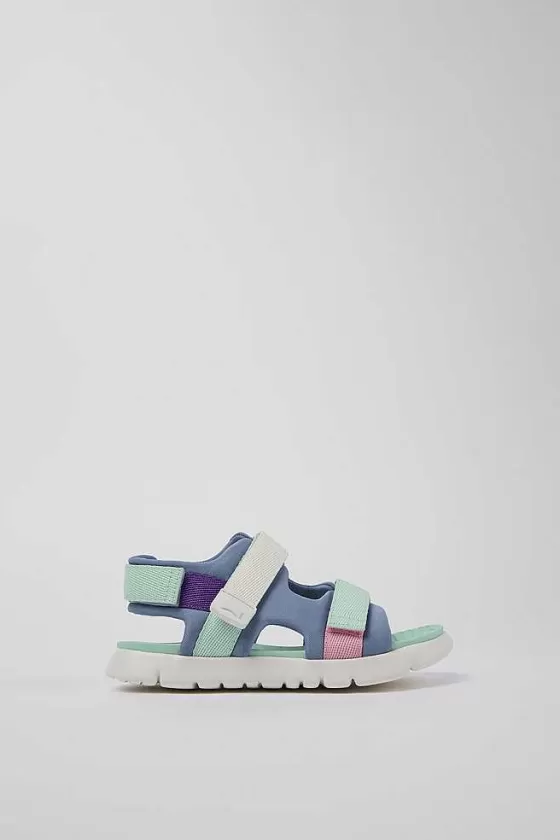 Multicolored Textile 2-Strap Sandal*Camper New