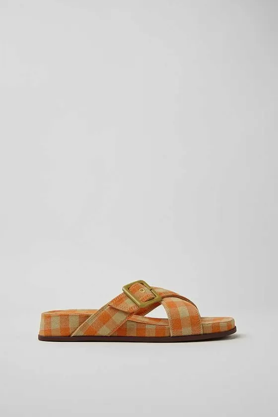 Orange And Beige Sandals For Women*Camper Store