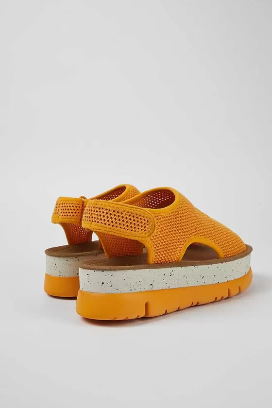 Orange Textile Sandal For Women*Camper Online