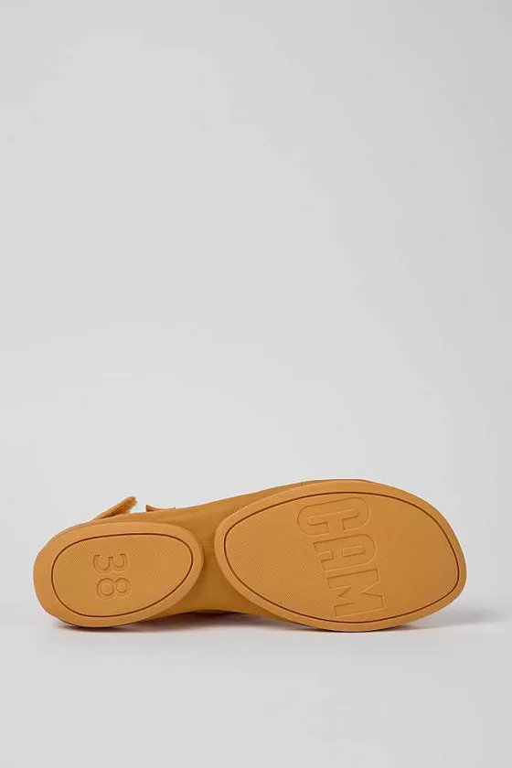 Orange Textile/Leather Sandal For Women*Camper Online