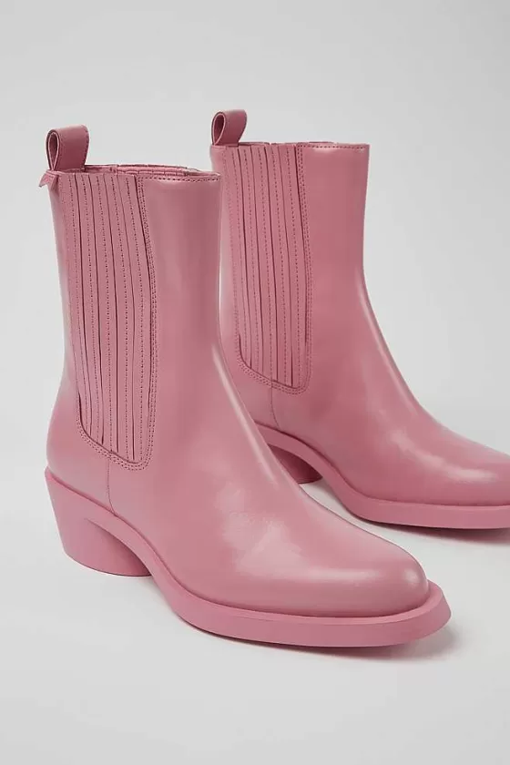 Pink Leather Boots For Women*Camper Best