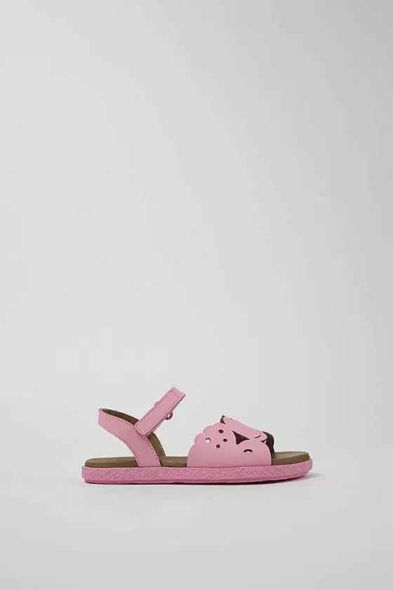 Pink Leather Sandal*Camper Store