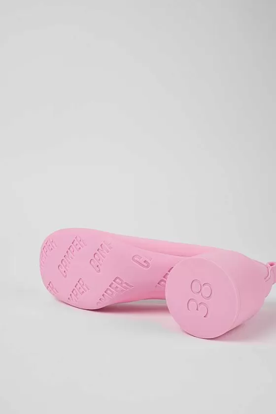 Pink Textile Ballerina For Women*Camper Shop