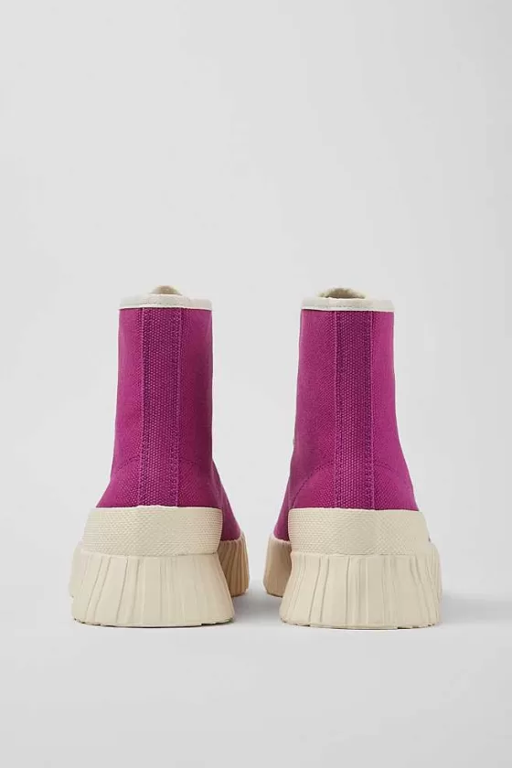 Purple Recycled Cotton Sneakers*Camper Discount