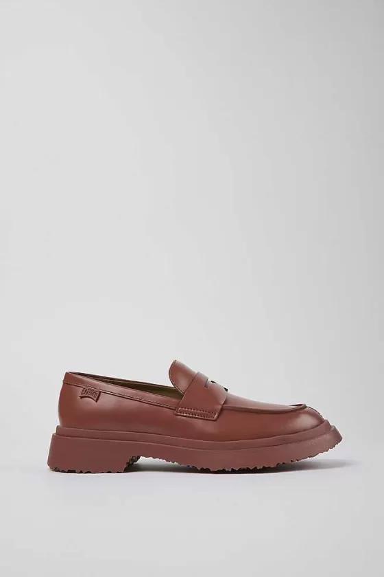 Red Leather Loafer For Women*Camper Cheap