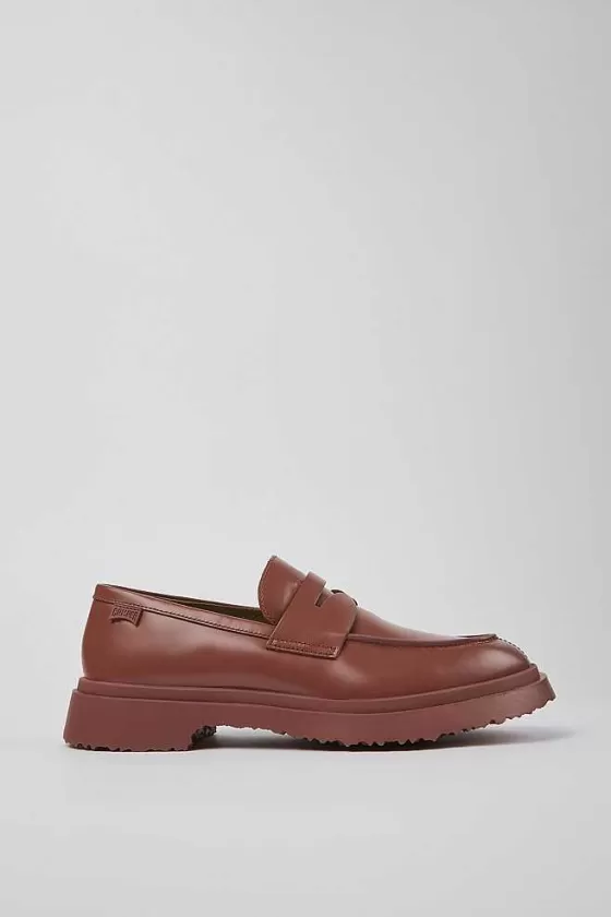 Red Leather Moccasin For Men*Camper Sale