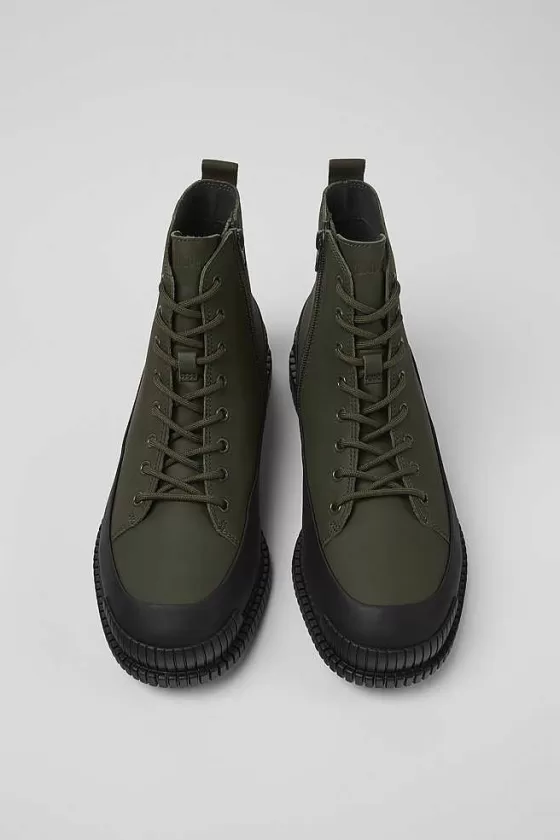 Smart Khaki Lace Up Boot For Men*Camper Sale