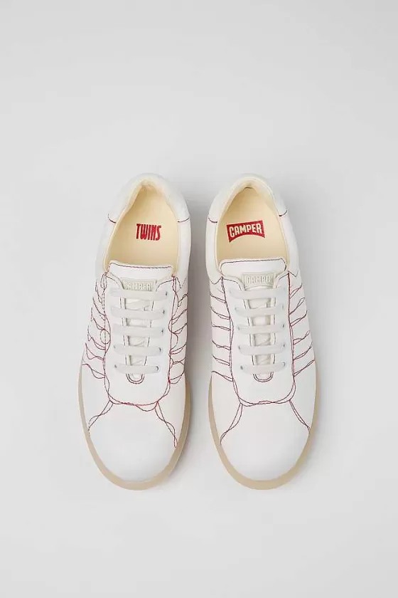 White Leather Shoe For Women*Camper Store