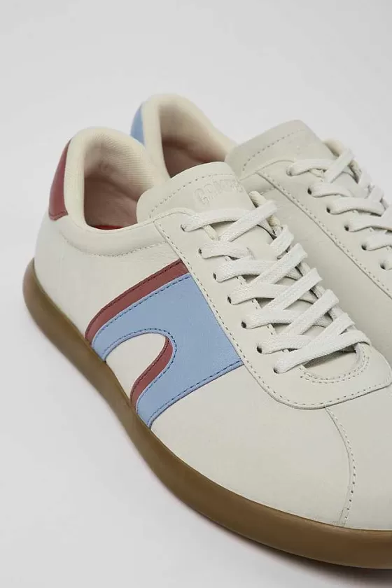 White Leather Sneaker For Men*Camper Store