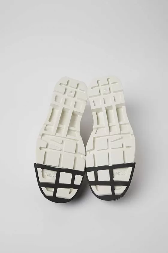 White Non-Dyed Leather Shoes For Men*Camper Shop