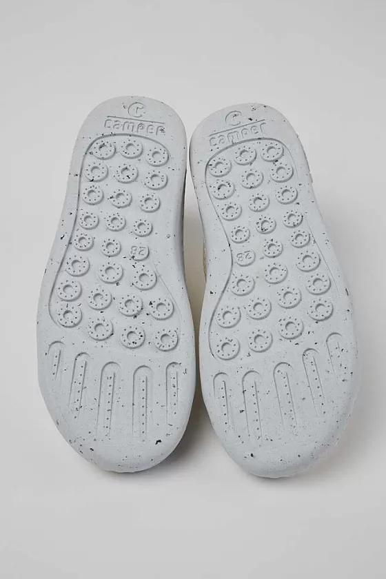 White Textile Shoes For Kids*Camper Store