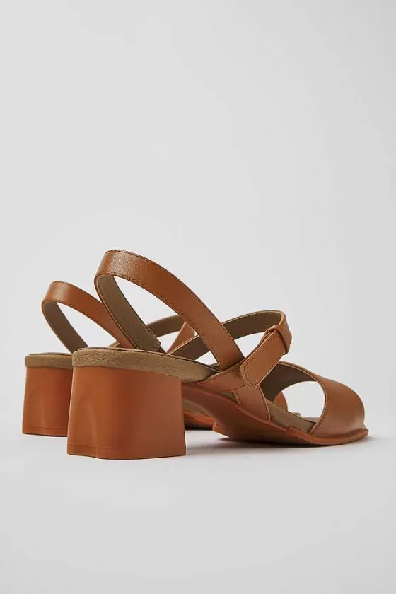 Women'S Brown Strappy Sandal*Camper Shop